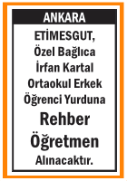 ERKEK ÖĞRENCİ YURDUNA REHBER ÖĞRETMEN BAĞLICA
