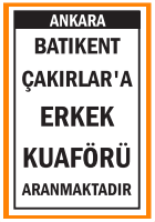 ERKEK KUAFÖRÜ BATIKENT ÇAKIRLAR