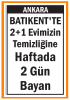 EVİMİZİN TEMİZLİĞİNE BAYAN BATIKENT