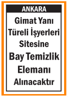 BAY TEMİZLİK ELEMANI GİMAT TÜRELİ BAY TEMİZLİK ELEMANI GİMAT TÜRELİ