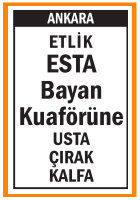 KUAFÖRE USTA ÇIRAK KALFA ETLİK
