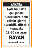 EV İŞLERİNE YARDIMCI CEVİZLİDERE