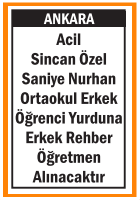 ERKEK ÖĞRENCİ YURDUNA REHBER ÖĞRETMEN
