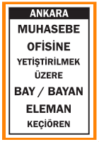 KEÇİÖREN MUHASEBE OFİSİNE BAY BAYAN