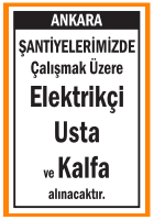 ELEKTRİKÇİ USTA VE KALFA