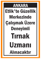 DENEYİMLİ TIRNAK UZMANI ETLİK