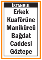 GÖZTEPE ERKEK KUAFÖRÜNE MANİKÜRCÜ