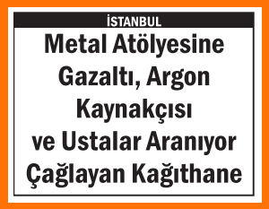 GAZALTI ARGON KAYNAKÇILARI VE USTALAR GAZALTI ARGON KAYNAKÇILARI VE USTALAR