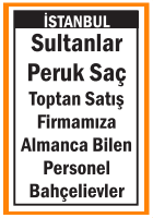 ALMANCA BİLEN PERSONEL SULTANLAR PERUK SAÇ