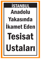 TESİSAT USTALARI ANADOLU YAKASI