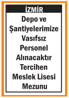 ALSANCAK İZMİR VASIFSIZ PERSONEL