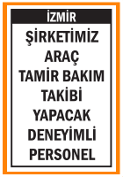 ARAÇ TAMİR BAKIM TAKİBİ ELEMANI