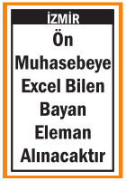BAYAN ÖN MUHASEBE ELEMANI
