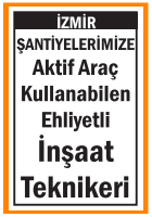 EHLİYETLİ İNŞAAT TEKNİKERİ