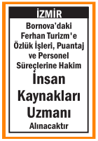 İNSAN KAYNAKLARI UZMANI BORNOVA