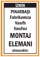 VASIFLI VASIFSIZ MONTAJ ELEMANI