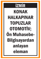 ÖN MUHASEBE BİLGİSAYARDAN ANLAYAN ELEMAN