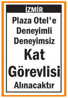KAT GÖREVLİSİ İZMİR PLAZA OTEL