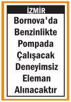 POMPADA ÇALIŞACAK DENEYİMSİZ ELEMAN