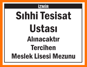 ALSANCAK İZMİR SIHHİ TESİSAT USTASI