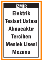 ALSANCAK İZMİR ELEKTRİK TESİSAT USTASI