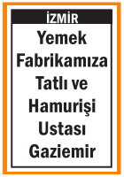 TATLI VE HAMURİŞİ USTASI GAZİEMİR