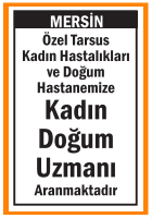 KADIN DOĞUM UZMANI TARSUS MERSİN