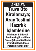 OTO KİRALAMAYA PERSONEL TRUVA OTO