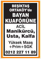 MANİKÜRCÜ USTA KALFA BEŞİKTAŞ ORTAKÖY