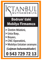MOBİLYA FİRMAMIZA PERSONELLER BODRUM