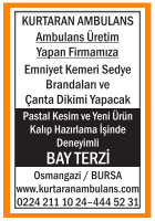 DENEYİMLİ BAY TERZİ KURTARAN AMBULANS BURSA