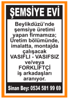 VASIFLI VASIFSIZ VE VEYA FORKLİFTÇİ BEYLİKDÜZÜ ŞEMSİYE EVİ