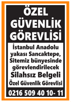 SANCAKTEPE ÖZEL GÜVENLİK GÖREVLİSİ